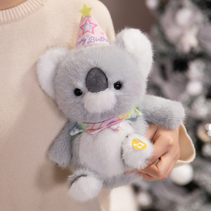 Venta al por mayor perro <span class=keywords><strong>feliz</strong></span> nueva caricatura lindo cachorro muñeca para niños regalos de <span class=keywords><strong>cumpleaños</strong></span> juguete personalizado cantar peluche cerdo Animal juguete - Product Image 2