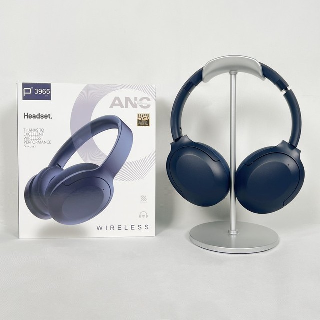 OEM P3965 TWS ANC Noise Cancellation Headphones with Mic Business Gift Over Ear Deep Bass Wireless Headphones