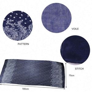 Al por mayor, personalizado, de verano, turbante de hilo estilo París, hiyab musulmán, pañuelo para la cabeza, bandana para el cabello, pañuelo ajustable para mujer, para negocios y fiestas - Product Image 2