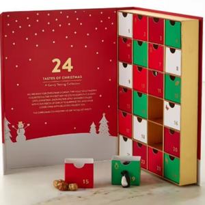 Crown Win Custom <b>Christmas</b> Craft 25 Day Surprise Advent Calendar <b>Gift</b> Box 12 Days Toy Chocolate Advent Calendar Cardboard Box - Product Image 1