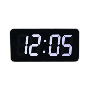 Emaf cạnh giường ngủ USB pin Powered bảng thông minh kỹ thuật số Đồng hồ báo thức với LED hiển thị nhiệt độ báo lại ngày điều chỉnh độ sáng - Product Image 1