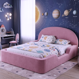 Canapé-lit pour tout-petits en mousse haute densité, réglable, moderne, écologique, durable, confortable, taille complète, chambre à coucher, hôtel, salon, école - Product Image 1