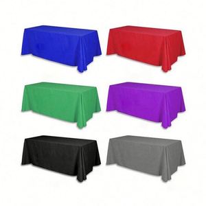 Funda de Mesa Rectangular Ajustable de Spandex de 6 pies, Antiarrugas, Portátil, de Poliéster Elástico para Eventos, Bodas y Fiestas, con Impresión Personalizada - Product Image 2