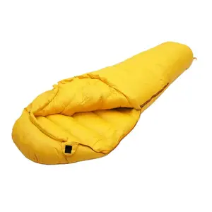 グースダウンミイラ寝袋ポリバッグ寒い天候のための屋外冬のキャンプハイキング防水4シーズン睡眠