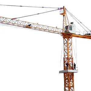 High-rise Building Site Wholesale QTZ63 5610 6Ton TopKit Tower Crane