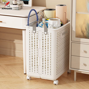 سلة تخزين ألعاب قابلة للطي من Xinhang وسلة غسيل ملابس متسخة قابلة للطي مع عجلات - Product Image 1