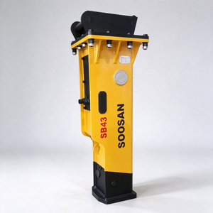 Martillo Rompedor Hidráulico Silencioso Tipo Caja SB43 para Excavadora, Cincel de 75mm, 5-12T, Componentes Principales PLC, 1 Año de Garantía - Product Image 1