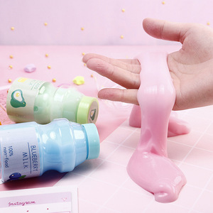CHENXI 2025 Nuevo Slime Antihaderente en Forma de Botella de Leche Kawaii, Slime Creativo Transparente Mágico - Product Image 5