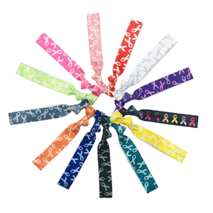 شريط مطاطي قابل للطي بطول 100 ياردة بعرض 5/8 بوصة بشريط وردي للتوعية بسرطان الثدي، مثالي لإكسسوارات الشعر وصناعة عصابات الرأس - Product Image 5