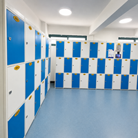 Casier de vestiaire extérieur JMDS en PVC+ABS, résistant à l'humidité et à la rouille, idéal pour piscine, salle de sport et aire de jeux – Vente directe fabricant