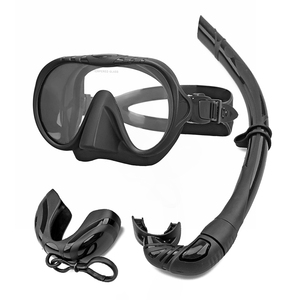 Set Snorkel Profesional Anti-Kabut Custom Aloma, Perlengkapan Menyelam, Peralatan Snorkeling, Masker Menyelam Tanpa Bingkai untuk Freediving - Product Image 2