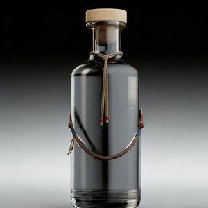 Botella de Licor de Vidrio Pequeña <span class=keywords><strong>con</strong></span> Tapa para Etiqueta Personalizada, Múltiples Especificaciones para Pedidos al por Mayor - Product Image 3