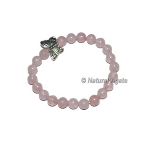 สร้อยข้อมือหินโรสควอตซ์พร้อมจี้เรกิขายส่ง – สร้อยข้อมือคริสตัลประดับลูกปัดโรสควอตซ์ธรรมชาติ - Product Image 3