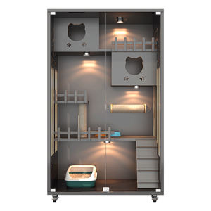 <span class=keywords><strong>Cage</strong></span> pour chat d'intérieur de qualité supérieure à prix avantageux, <span class=keywords><strong>cage</strong></span> pour animaux de compagnie en bois massif, meubles pour chat, villa pour chat - Product Image 4