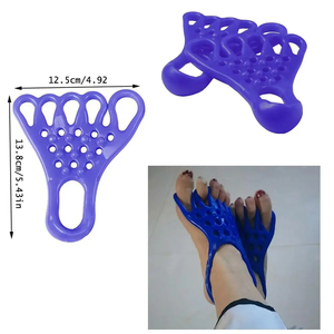 Estirador de dedos de yoga, banda de gel para estirar <span class=keywords><strong>el</strong></span> talón y <span class=keywords><strong>el</strong></span> <span class=keywords><strong>pie</strong></span>, separador de 5 dedos, espaciador, corrector, abridor, enderezador - Product Image 2