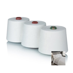 Hot Bán Độ Nhớt Cao 100% <span class=keywords><strong>Polyester</strong></span> <span class=keywords><strong>Spun</strong></span> Sợi Cho Dệt Kim Và Dệt Ne21 Ne30 Nguyên Dệt Trắng Sợi Vớ Sợi - Product Image 5