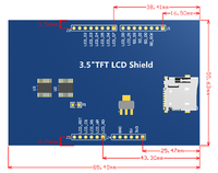 Module d'écran couleur TFT 3,5 pouces 320X480, écran LCD Ultra HD compatible avec Mega2560 DUE