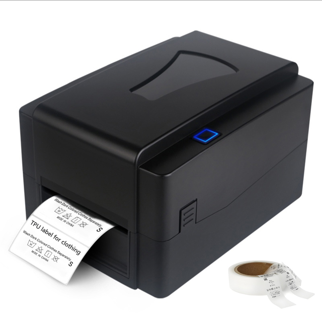 High Quality Durable TPU Wash Care Label Printer Blank Screen Print Iron Fabric Apparel Tags Machine for Printing High Stock