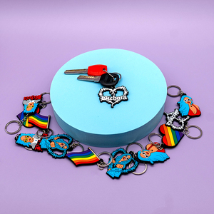 Nuevo Llavero de PVC Karol G <span class=keywords><strong>Bichota</strong></span>, Venta al por Mayor Personalizada para Eventos Pride, Colgante para Bolsas de Regalo, Llaveros Personalizados - Product Image 2