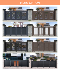 Puerta <span class=keywords><strong>de</strong></span> Entrada Automática <span class=keywords><strong>de</strong></span> Aluminio, Puertas Plegables Modernas <span class=keywords><strong>para</strong></span> Seguridad en Villas, Diseños <span class=keywords><strong>de</strong></span> Puertas Principales Eléctricas Plegables <span class=keywords><strong>de</strong></span> <span class=keywords><strong>Metal</strong></span> <span class=keywords><strong>para</strong></span> Exteriores - Product Image 5