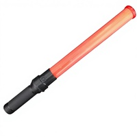 En stock – Bâton de signalisation de 54 cm, lampe torche d'urgence, bâton de sécurité incendie, bâton de commande portatif