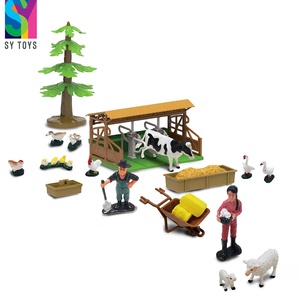 SY JOUETS Simulation Animal Logement Jeu Fermier Logement Jouet En Plastique Éducatif Apprentissage Fermier Clôture Ferme Ensemble Jouet Pour Enfants - Product Image 5