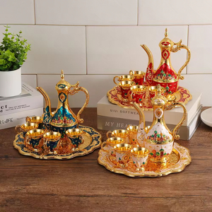 Service à <span class=keywords><strong>vin</strong></span> et pot en alliage <span class=keywords><strong>de</strong></span> zinc <span class=keywords><strong>de</strong></span> style chinois, 7 pièces, pour la maison et <span class=keywords><strong>l</strong></span>'hôtel, cadeau <span class=keywords><strong>de</strong></span> luxe <span class=keywords><strong>l</strong></span>éger, é<span class=keywords><strong>l</strong></span>égant et noble, pour salon <span class=keywords><strong>de</strong></span> château - Product Image 1