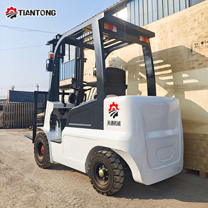 2.5 Ton Mini Elektrikli Forklift Akülü 4 Tekerlekli Hidrolik İstifleyici Çiftlik Restoran Depo Malzeme Taşıma İçin - Product Image 4