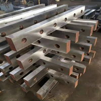 Lame de cisaillement robuste pour ferraille et acier, pour grandes cisailles à portique, taille personnalisée OEM