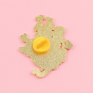 En gros, Pin's en émail Cottagecore avec motif chat mignon noir et blanc et fleurs jaunes, pour les amoureux <span class=keywords><strong>des</strong></span> animaux de compagnie - Product Image 3