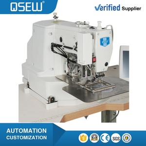 QS-1900AA Electronic Bartacking Industrial Sewing Machines <b>Pocket</b> Bartack Sewing Machine with Auto Feed Bottom Liner - Product Image 1