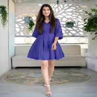 Robes courtes pour filles aux prix les plus bas, en tissu coton, style sans manches, en vente par des exportateurs indiens