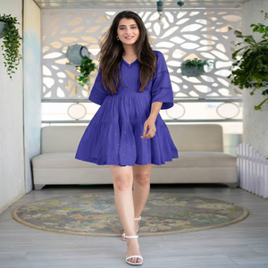 Precios más bajos: Vestidos cortos para niñas con tela de algodón, estilo sin mangas, en venta por exportadores indios. - Product Image 2