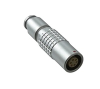 Connecteur circulaire mâle LANSI FGG.2B.318.CLAD52 à 18 broches, droit, à souder, IP50, pour LEMO