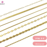 Ensemble de bijoux Hip Hop pour homme, plaqué or, avec collier chaîne à maillons en zircon glacé 8MM, bracelet épais et ras-de-cou, style Bling Iced Rope