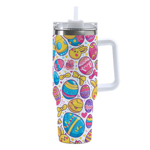 Nuovo 40oz Easter Egg coniglietto tazza <span class=keywords><strong>per</strong></span> <span class=keywords><strong>auto</strong></span> in acciaio inox tazza di ghiaccio tazza di caffè - Product Image 3