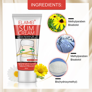 Crema caliente orgánica ELAIMEI para adelgazar rápidamente, crema anticelulítica, crema adelgazante para abdomen, muslos, brazos, cintura, moldeadora corporal - Product Image 3