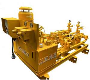 ปั๊มคู่ทำงานร่วมกันอย่างเป็นระบบ ปั๊มยาแนวที่มีอัตราการไหล 48 ลิตร/นาทีต่อเครื่อง ใช้สำหรับงานยาแนวในงานก่อสร้าง - Product Image 3