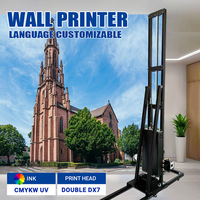 Impresora de inyección de tinta versátil para murales de pared interiores/exteriores, máquina de impresión de paredes, impresora UV para decoración de arte mural