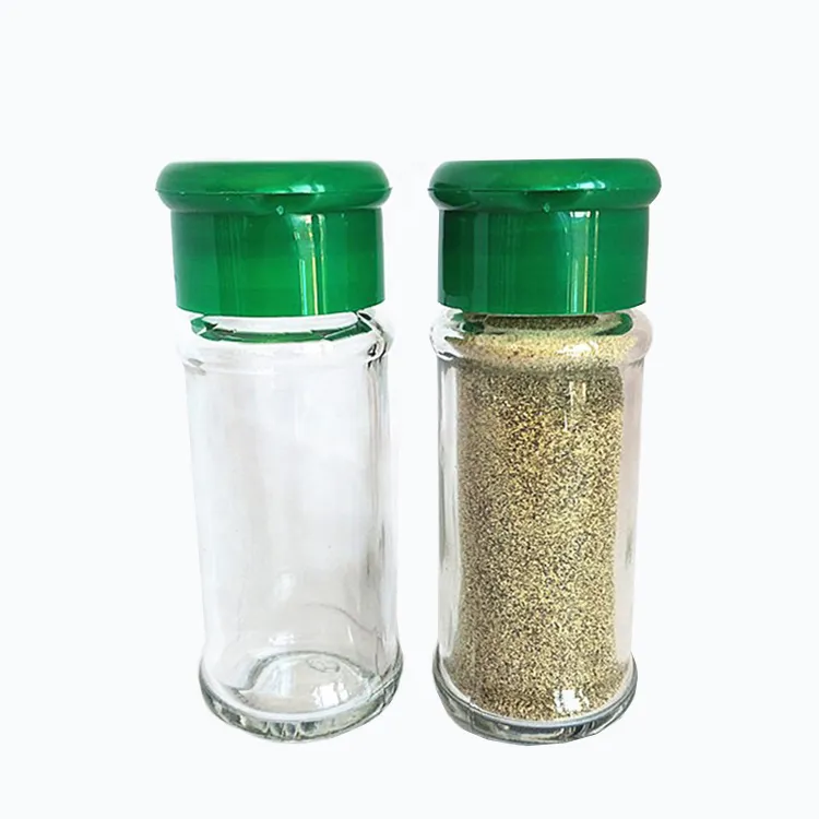 Salt And Pepper Shakers Wholesale 70mL Spice Jar Small空ガラスボトルWith Shaker