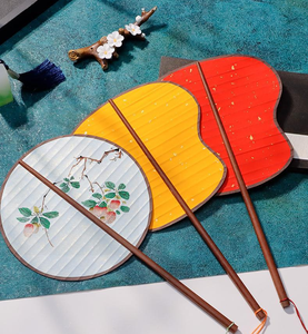 Handgemachtes Reispapier Alter Stil Fan Blank Kalligraphie Fan Traditionelle Chinesische Malerei Benutzer definierte Handschrift liche Kunst <span class=keywords><strong>Promotion</strong></span> Geschenk - Product Image 5