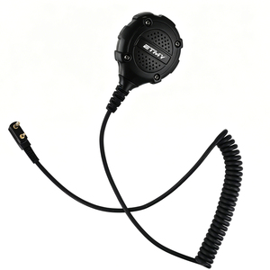 Micrófono de hombro compacto ETMY ET-MH500 de 2 pines para walkie-talkies Baofeng UV-32, UV-5R, TK2000, NX-3320 con cable pequeño - Product Image 1