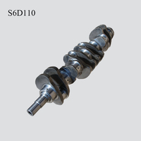 Pièce de moteur diesel Komatsu 6D110 6138-31-1010 6138-31-1110 Vilebrequin