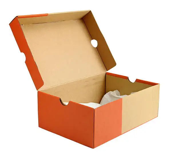Customize paper large men shoe packaging plain cardboard carton custom printed women shoes box with logo