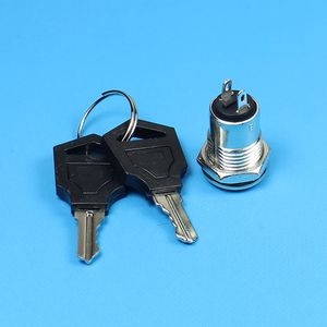 ステンレス鋼パワーロック回転式オンオフキースイッチ<span class=keywords><strong>2</strong></span>ピンはんだ端子付きLEDパイロットランプ - Product Image 3