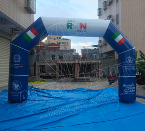 Gerbang Lengkung Tiup Kustom Logo Balap Olahraga Kedap Udara untuk Acara Promosi Merek Dealer Mobil di Luar Ruangan - Product Image 3