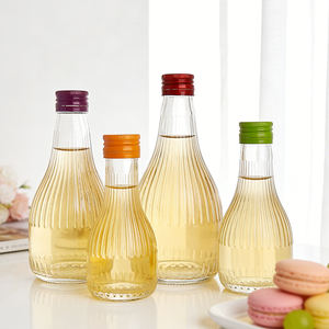 Botellas <span class=keywords><strong>de</strong></span> Vidrio Especiales <span class=keywords><strong>de</strong></span> 100 ml, 200 ml, 250 ml, 350 ml, 500 ml, 730 ml con Rayas Verticales para Bebidas, <span class=keywords><strong>Vino</strong></span> <span class=keywords><strong>de</strong></span> Frutas, con Tapa <span class=keywords><strong>de</strong></span> Aluminio ROPP - Product Image 4