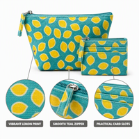 Sacs cosmétiques en PVC tendance avec fermeture éclair, imperméables et durables, pour le rangement portable de maquillage en voyage