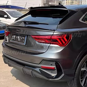 For Audi Q3 Sportback High Quality ABS Material Car Rear Wing Primer Color Audi Q3 SPORTBLACK Spoiler 2019-2022 M4 Style - Product Image 4