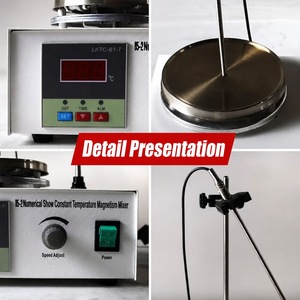 Nathi Placa Calefactora con Agitador Magnético de Doble Voltaje 220V, Mezclador de Laboratorio 85-2, 3000ml, Pantalla Gráfica, Motor sin Escobillas de 25W, Calefacción de 250W - Product Image 4